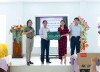 Công ty Ngôi Sao Việt hỗ trợ kinh phí cho Liên hiệp tỉnh mua thiết bị dạy học và đồ chơi ngoài trời cho Trường Mầm non Vĩnh An, Tây Sơn